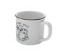 Imagem de Caneca de Porcelana Creamy Milk Branca e Preta 230ml - Lyor