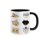 Imagem de Caneca de Porcelana Gato Gatinhos Gateira Cat Felizes 325mL