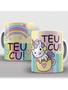 Imagem de Caneca de Porcelana Personalizada Unicórnio Malcriado Teu cu 325ml