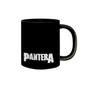 Imagem de Caneca de Porcelana Preta Banda Pantera Heavy Metal Pesado