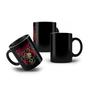 Imagem de Caneca de Porcelana Preta Bullet For My Valentine Flowers