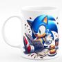 Imagem de Caneca de Porcelana Sonic the Hedgehog 325ml Donut