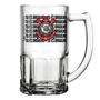 Imagem de Caneca de vidro bristol 300ml corinthians para chopp - allmix