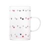 Imagem de Caneca de Vidro Café Chá Borossilicato Coração Love 280ml - 1 unid.