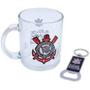 Imagem de Caneca De Vidro Com Abridor De Garrafa Corinthians 330Ml