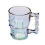 Imagem de Caneca de vidro para chopp e cerveja caveira rock style furtacor 500 ml