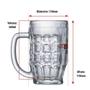 Imagem de Caneca de Vidro Rótulo Frases Eichhof para Chopp 360ml Ruvolo