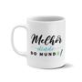 Imagem de Caneca dindo canena branca personalizada melhor dindo do mundo