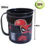 Imagem de Caneca Divertida Homem Aranha Lanche Infantil Plasutil