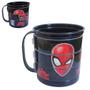 Imagem de Caneca Divertida Homem Aranha Lanche Infantil Plasutil