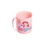 Imagem de Caneca Divertida Princesas 360Ml Rosa Com Anel Giratório