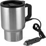 Imagem de Caneca eletrica 12v jarra inox termica carro garrafa aquecedor copo aquecimento automotivo caminhao barco