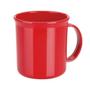 Imagem de Caneca Escolar Infantil Creche Plástica 350ml Cor Vermelha Cozinha