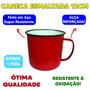Imagem de Caneca Esmalta Retrô Rústica Colorida Resistente 12cm Chá Café Escolha a Cor