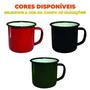 Imagem de Caneca Esmalta Retrô Rústica Colorida Resistente 6cm Chá Café Escolha a Cor