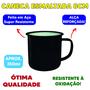 Imagem de Caneca Esmalta Retrô Rústica Colorida Resistente 8cm Chá Café Escolha a Cor