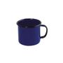 Imagem de Caneca Esmaltada de Luxo Xícara Café 160ml Azul Ágata