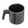 Imagem de Caneca Esmaltada Preta 750ml Indução Cooktop Elétrico á Gás