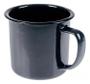 Imagem de Caneca Esmaltada Retro 150ml Preta Vintage Jogo 36 Pcs