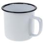 Imagem de Caneca Esmaltada Retro 350ml Branca Vintage Jogo 12 Pcs