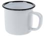 Imagem de Caneca Esmaltada Retro 350Ml Branca Vintage Jogo 24 Unidades