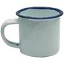 Imagem de Caneca Esmaltada Retro Branca 150ml - 12 Unidades