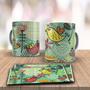 Imagem de Caneca Floral Flores Diversos Modelos Decoração Mãe Presente Especial PORCELANA MEGA OFERTA!