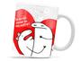 Imagem de Caneca Flork Dramatica Divertida Porcelana Xícara 325ml + Caixa Presente