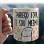 Imagem de Caneca Flork Fofa 325ml - F0071 - Cerâmica Branca