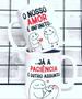 Imagem de Caneca Flork Meme Divertidas Amor Infinito Sem Paciencia