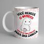 Imagem de Caneca Flork Merece O Mundo Mas Só Tenho Dinheiro Pra Caneca