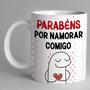 Imagem de Caneca Flork Parabéns Por Namorar Comigo - Dia Dos Namorados