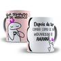 Imagem de Caneca Flork Plena Tomando Chá De Hibisco 325Ml - F0061