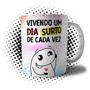 Imagem de Caneca Flork Surtada Meme Vivendo Um Dia Surto de Cada Vez - Presente para Amiga Pessoa Estressada