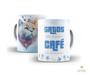 Imagem de Caneca gato com café
