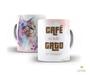 Imagem de Caneca gato com café