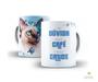 Imagem de Caneca gato com café