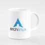 Imagem de Caneca Geek Linux - Arch Linux - Branca