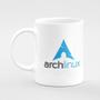 Imagem de Caneca Geek Linux - Arch Linux - Branca