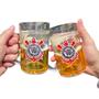 Imagem de Caneca Gel Corinthians Timão Cerveja Transparente Times Futebol 200ml