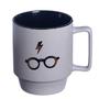 Imagem de Caneca Harry Potter Brasão Hogwarts Empilhável Porcelana 400Ml Oficial WB - Zona Criativa