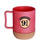 Imagem de Caneca Harry Potter Plataforma 9 3/4 Vidro 350ml Com Base Cortiça Porta-Copo Harry Potter Oficial Wa