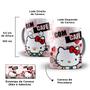 Imagem de Caneca Hello Kitty Com Café Sem Café Porcelana Personalizada