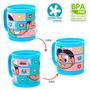 Imagem de Caneca Infantil Divertida 360ml Caneca Quebra-Cabeça Plasútil