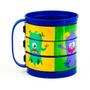 Imagem de Caneca Infantil Divertida 360ml Caneca Quebra-Cabeça Plasútil