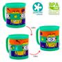 Imagem de Caneca Infantil Divertida 360ml Caneca Quebra-Cabeça Plasútil