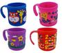 Imagem de Caneca Infantil Plástica Emborrachada Alto Relevo 3d Escolar