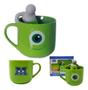 Imagem de Caneca Infusor Mike Wazowski Monstro S.a Porcelana Presente 