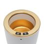 Imagem de Caneca Inteligente SAILINGFLO com Aquecimento e Resfriamento - 140ml (Branco/Dourado)