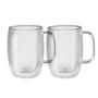 Imagem de Caneca Latte Macchiatto Sorrento Plus 2 Peças Parede Dupla Vidro 450 ml Zwilling J.A. Henckels
